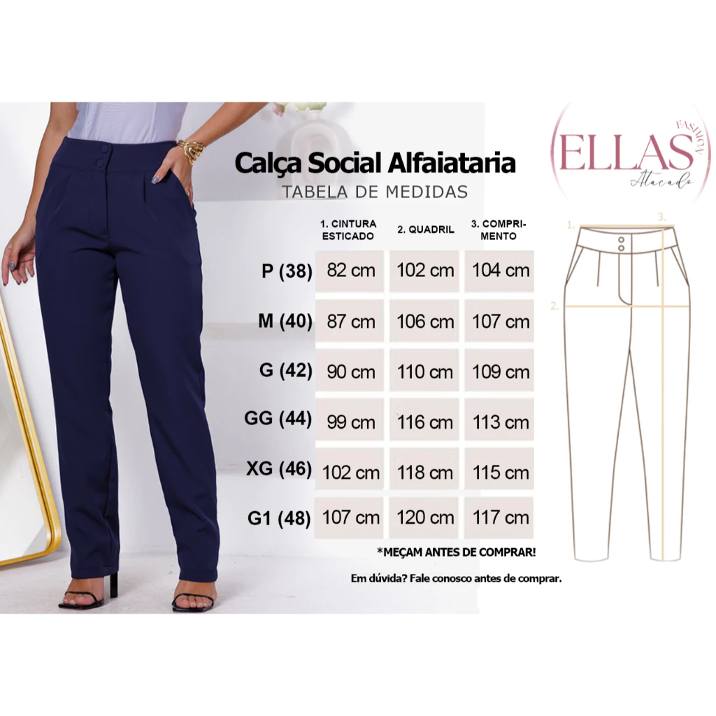 Women's Tailored Pants S to Plus Size image 2