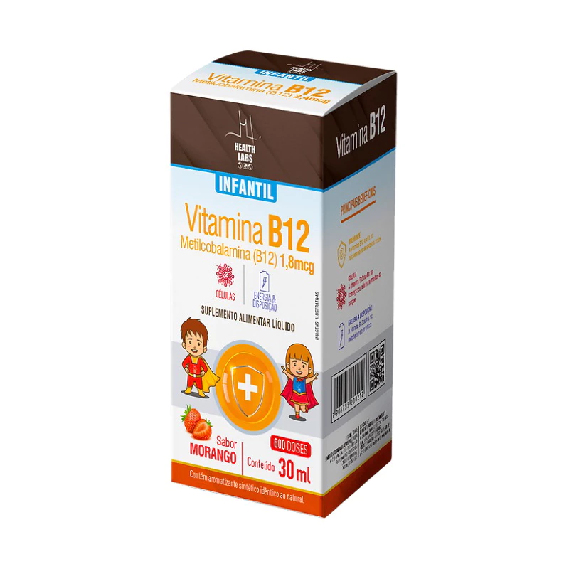 VITAMIN B12 CHILDREN'S 30ML (600 Doses) Fast Shipping