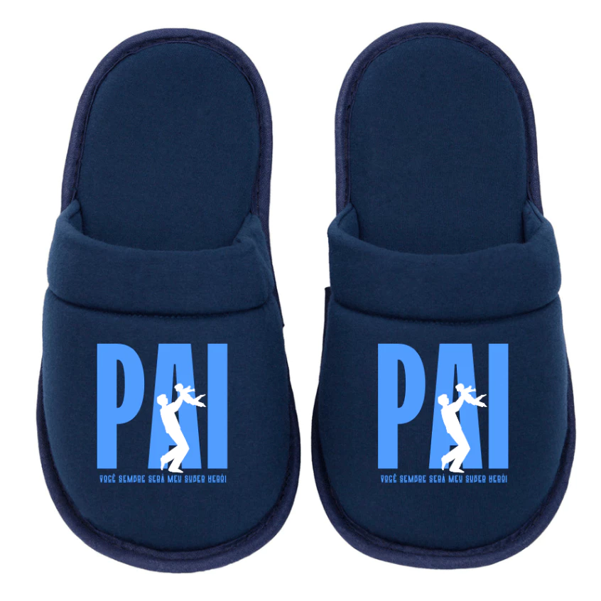 Father's Day Slippers, Bedroom Slippers, Gift in Half Mesh with Eva Rubber Sole image 2