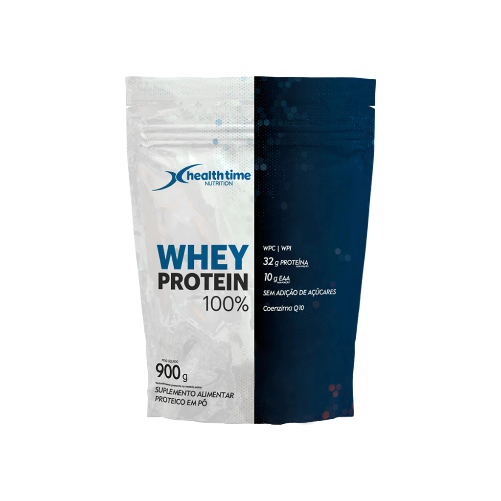 Whey Protein 100% Isolado Health Time 900g Zero Açúcar 32g Proteína image 4